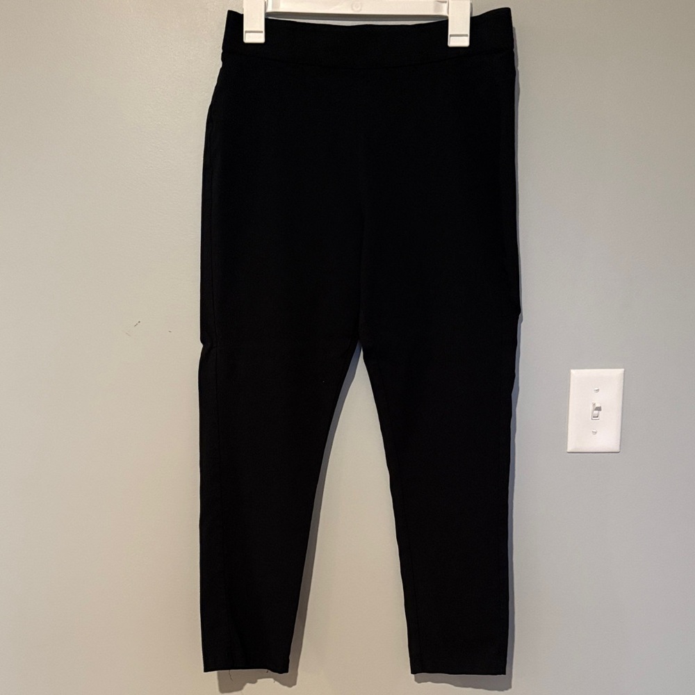 Who What Wear Classic Black Cropped Pants